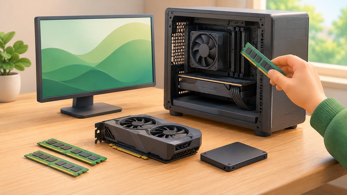 PC specifications and hardware inventory guide illustration