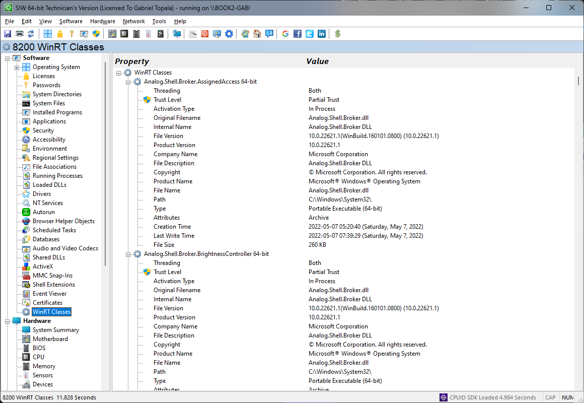 SIW | WinRT Classes